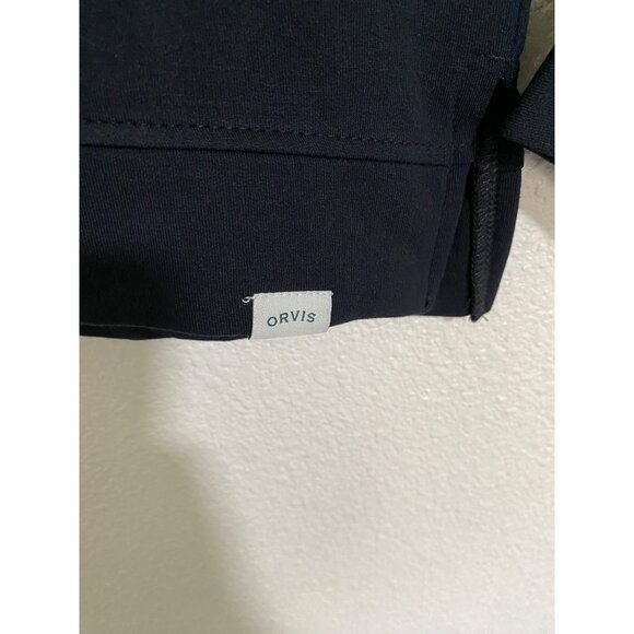 Orvis Women's V-Neck Dropped Shoulders Sweatshirt, Small, Black - Picture 8 of 11